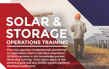 Load image into Gallery viewer, Solar &amp; Storage Operations Training 2024 - March 19-21
