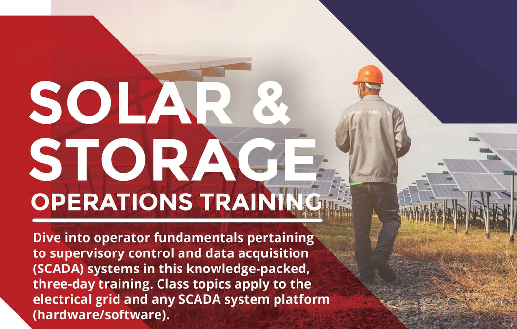 Solar & Storage Operations Training 2024 - November 5-7